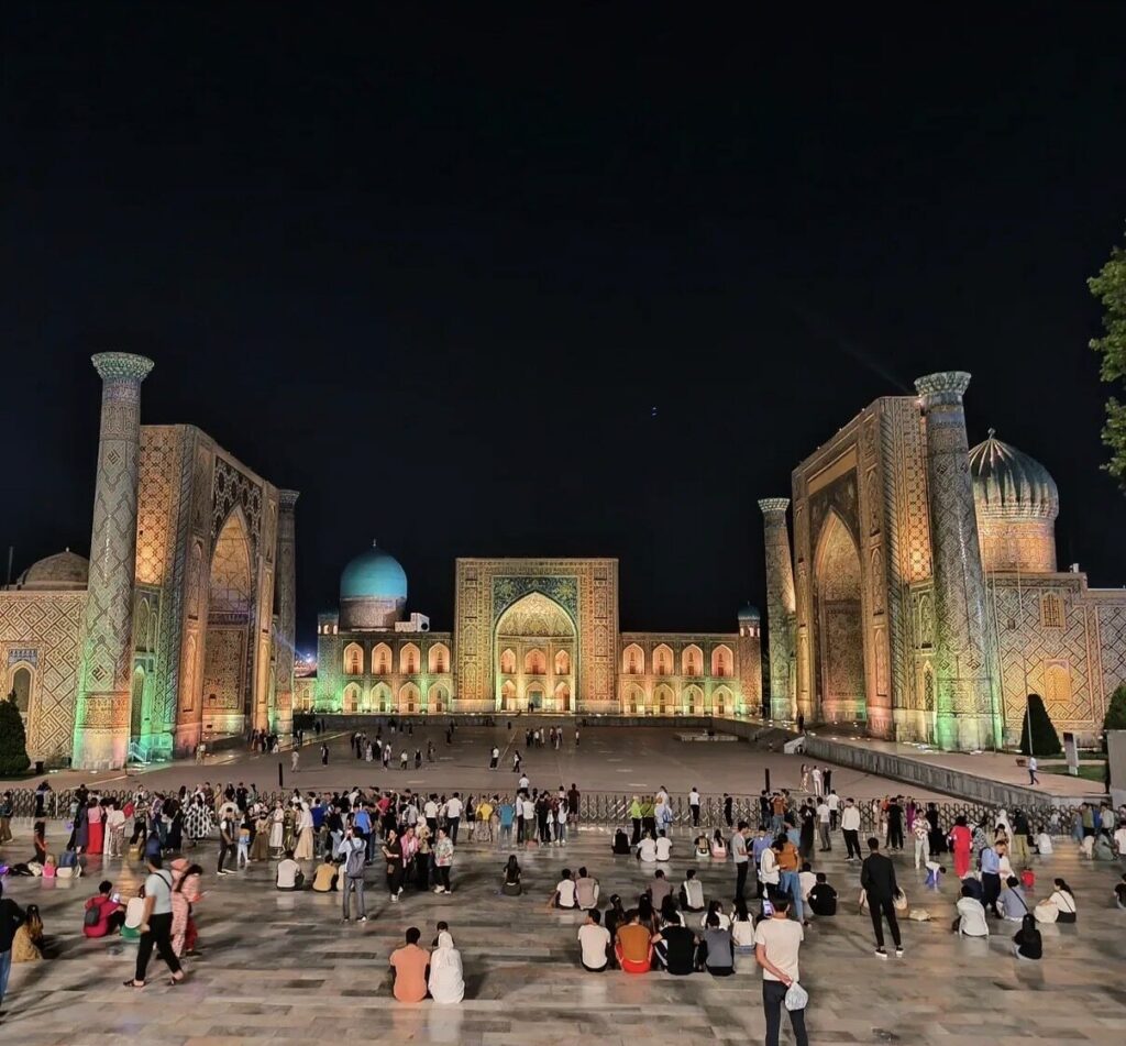 Samarkand landmarks along the Uzbekistan heritage route