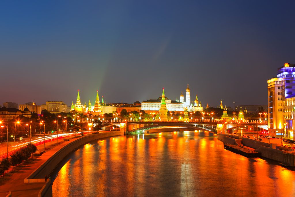 Moscow Kremlin in summer night - Silk Road Elite - Silk Road Elite Moscow Kremlin in summer night