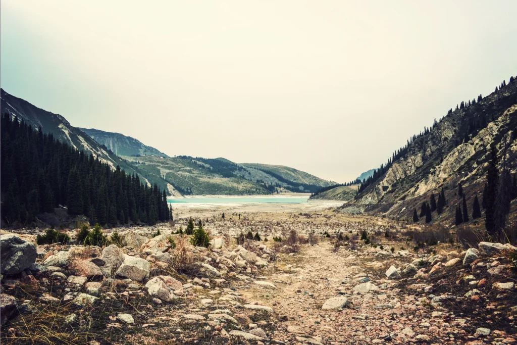Big Almaty Lake and mountain valley - Silk Road Elite - Silk Road Elite Big Almaty Lake and mountain valley