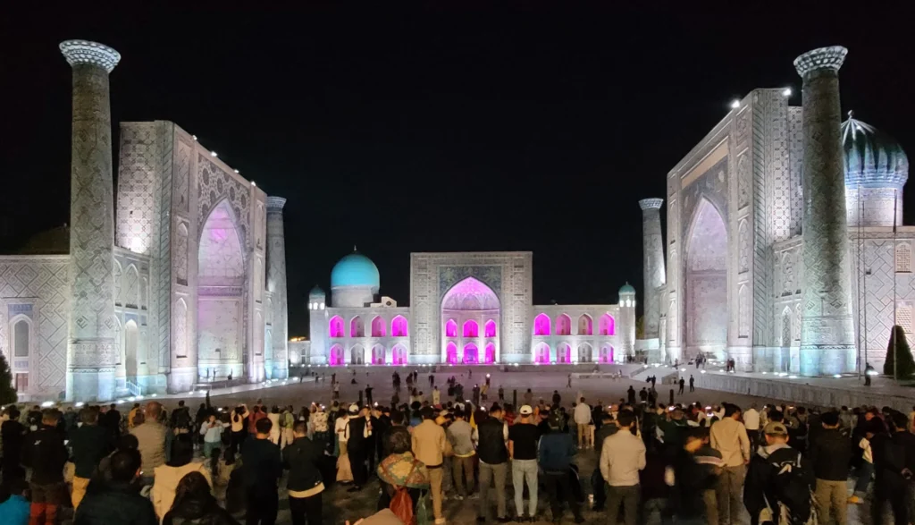 Registan at night Samarkand - Silk Road Elite - Silk Road Elite Registan at night, Samarkand