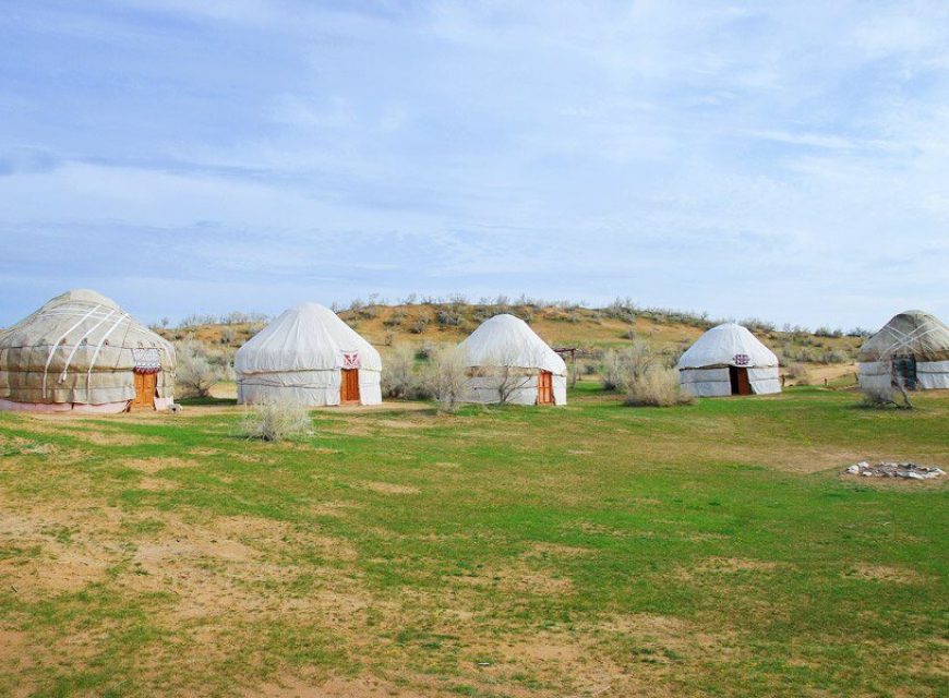 Desert yurt camp tour