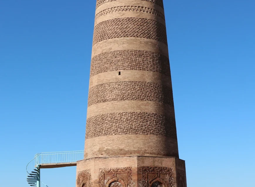 Burana Tower near Tokmok, Kyrgyzstan
