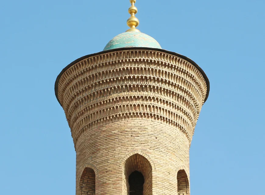 Minaret detail of Hazrati Imam Mosque, Tashkent